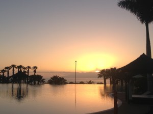 Sunset at sensatori Tenerife
