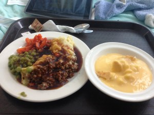 Hospital food!