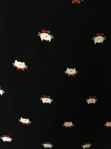 Red Herring maternity top - fabric close-up