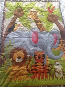 Nursery quilt from mamgu (my mum)