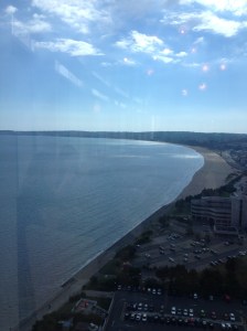 View from Grape and Olive, Swansea