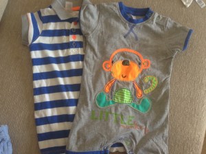 Next romper suits (£3 for the 2)