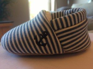 W's first shoe - has anyone seen the missing one?