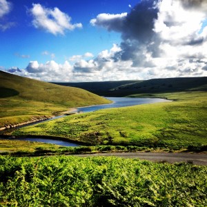 Homeward bound - a reservoir in the Elan Valley, mid Wales (instagrammed)