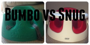 Review of the Bumbo vs the Snug