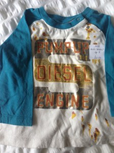 Diesel baby boy long-sleeved top