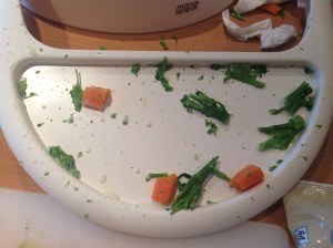 'Deconstructed' carrots and broccoli