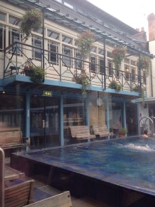 View from the restaurant, Clifton Lido