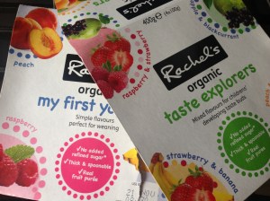 We like these Rachel's yoghurts - no added sugar!