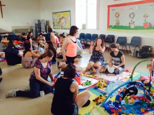 Us at Bambino's group (photo taken from their Facebook page)