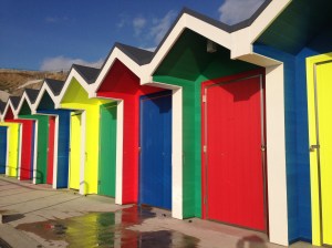 Barry island beach huts