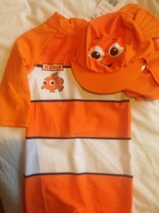 Nemo swimsuit from Tesco (£10)