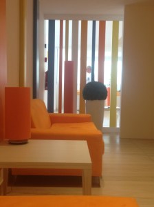 Our view from the new bar in Victoria Playa, Menorca