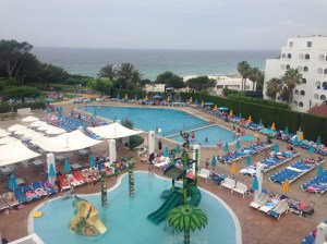 View from our room in Victoria Playa