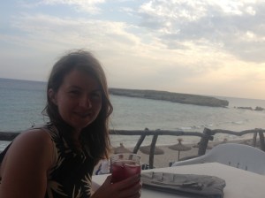 Me and a sangria in San Tomas, Menorca