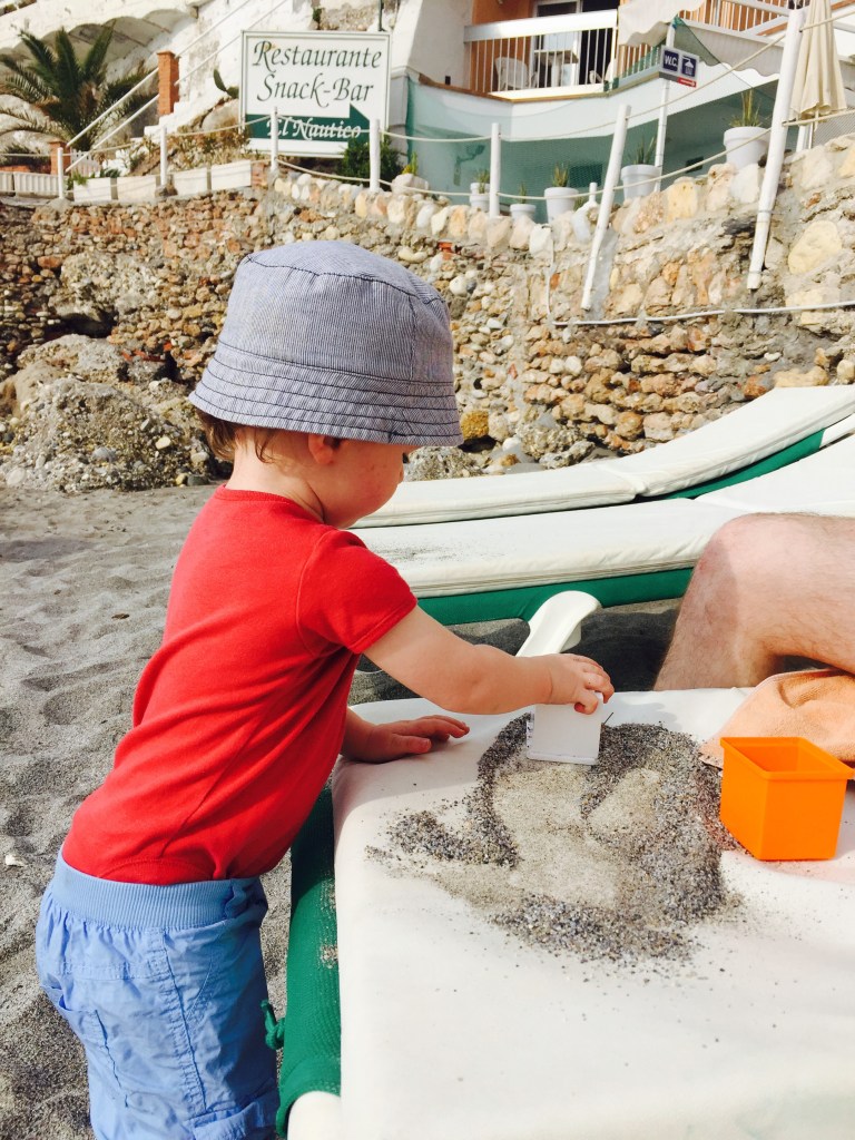 Fun on the beach in Nerja