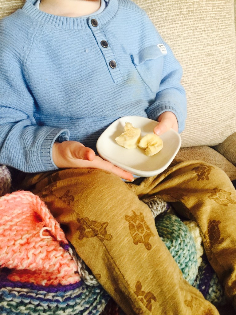 Zara baby blue jumper and turtle leggings