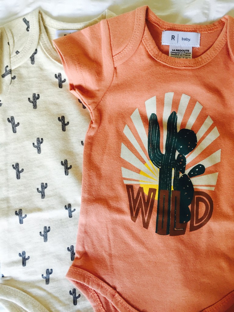 la Redoute cactus baby bodysuits