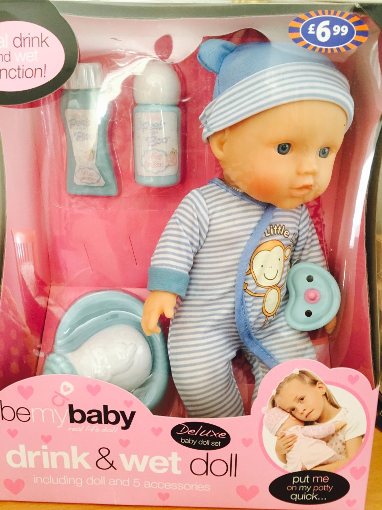 our baby boy doll from b&m