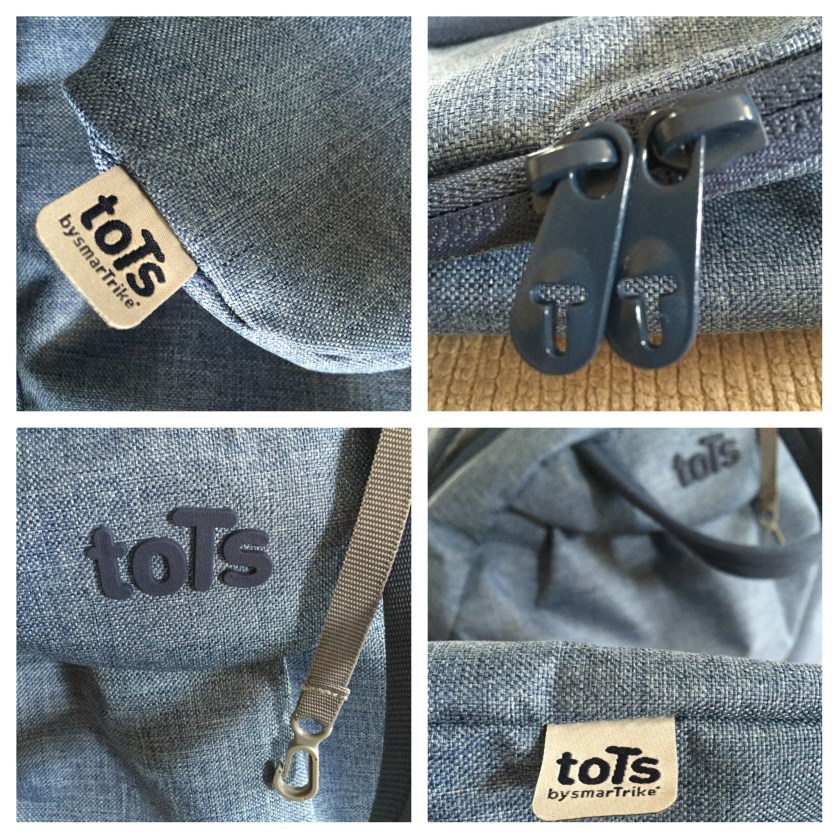 details on the  tots by smartrike changing bag