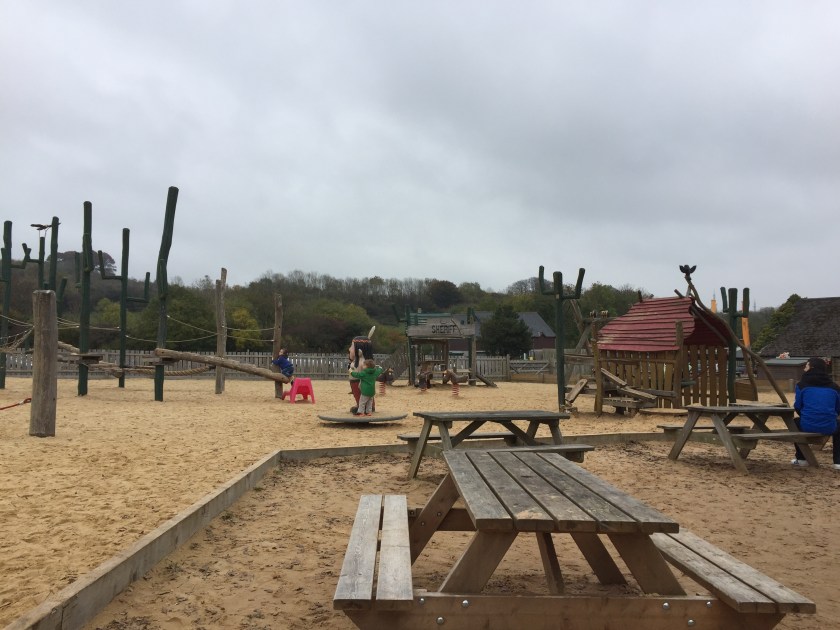 Sand play area at mountain view ranch