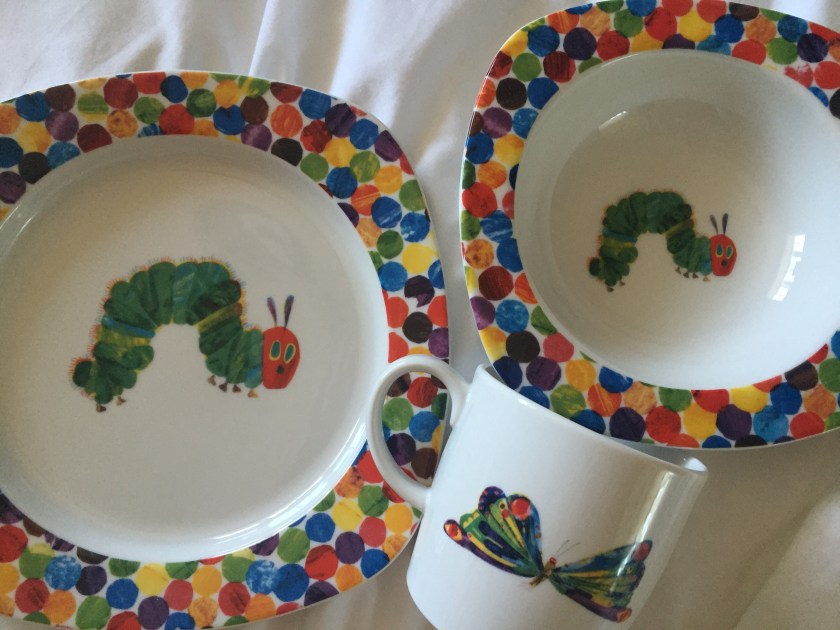 Portmeirion hungry little caterpillar dining set
