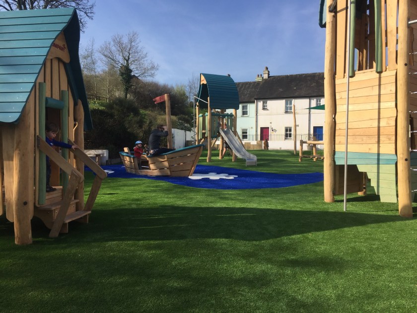 Bluestone play area