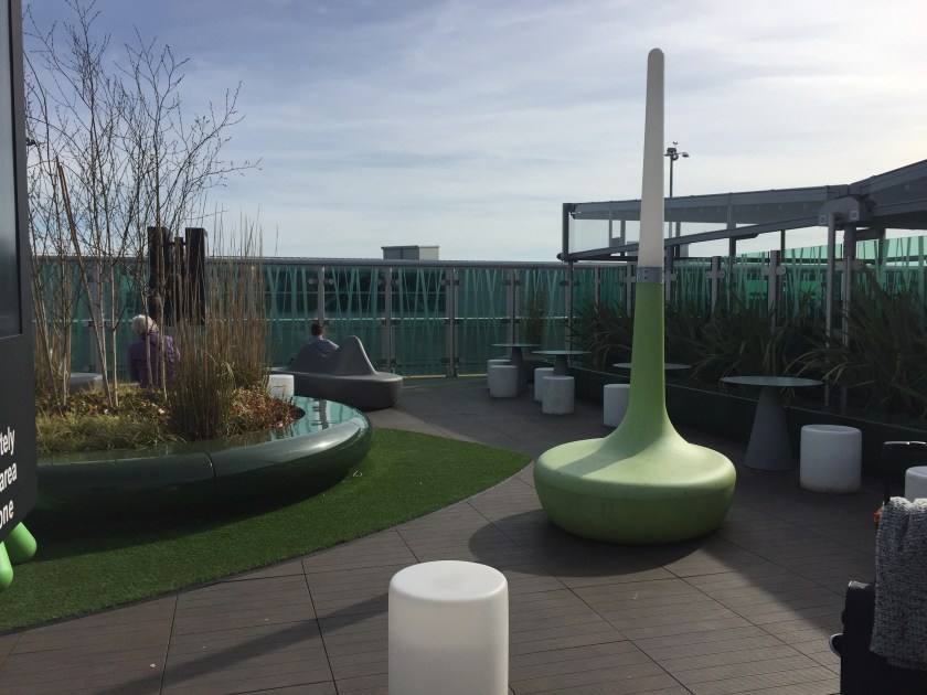 Bristol airport roof garden