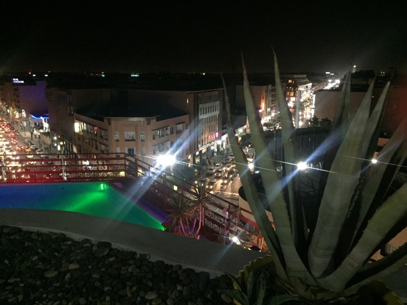 Skybar Marrakesh renaissance hotel 