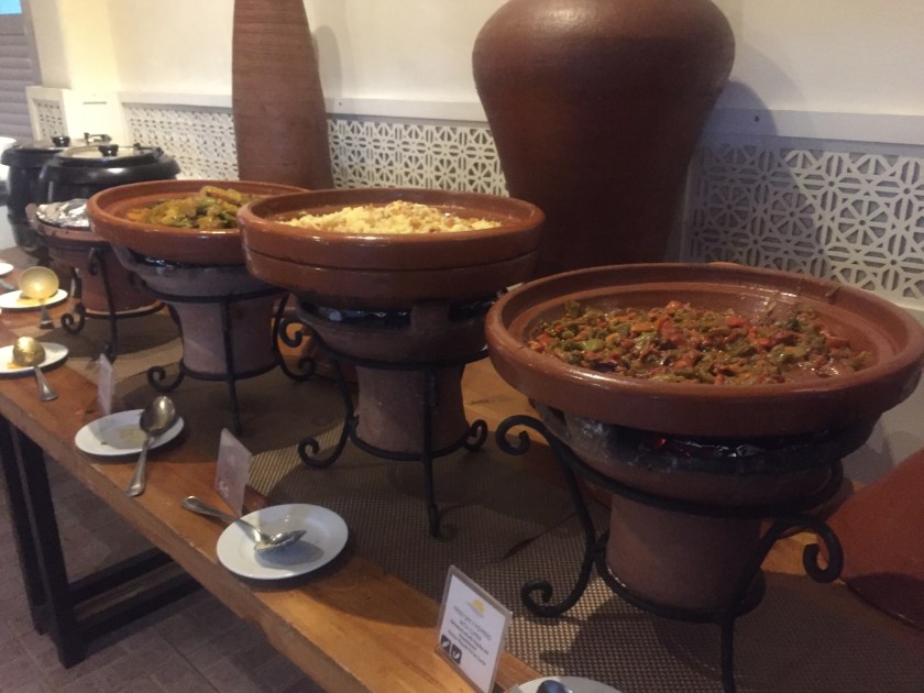 Moroccan food at medina gardens