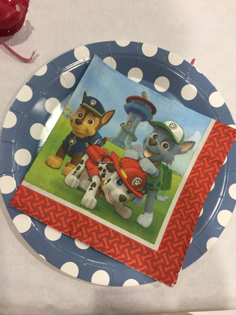 paw patrol napkins