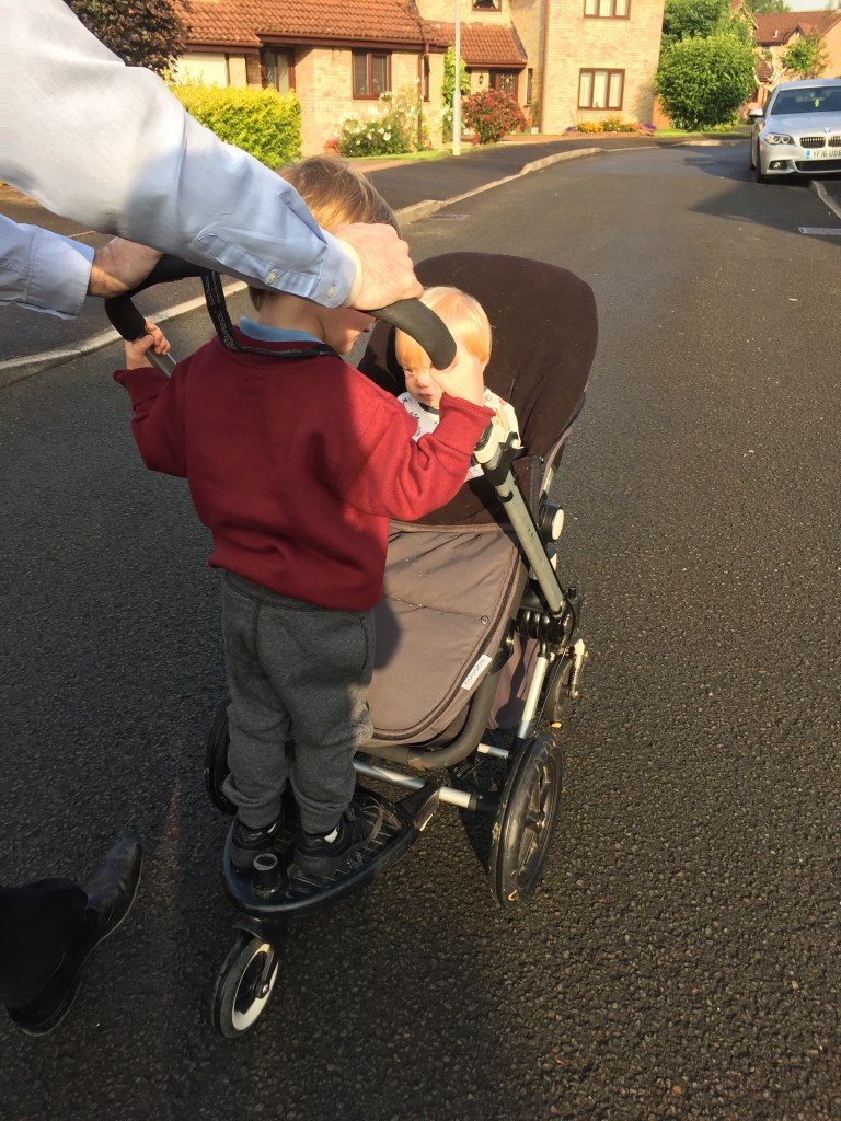 First ever school run!