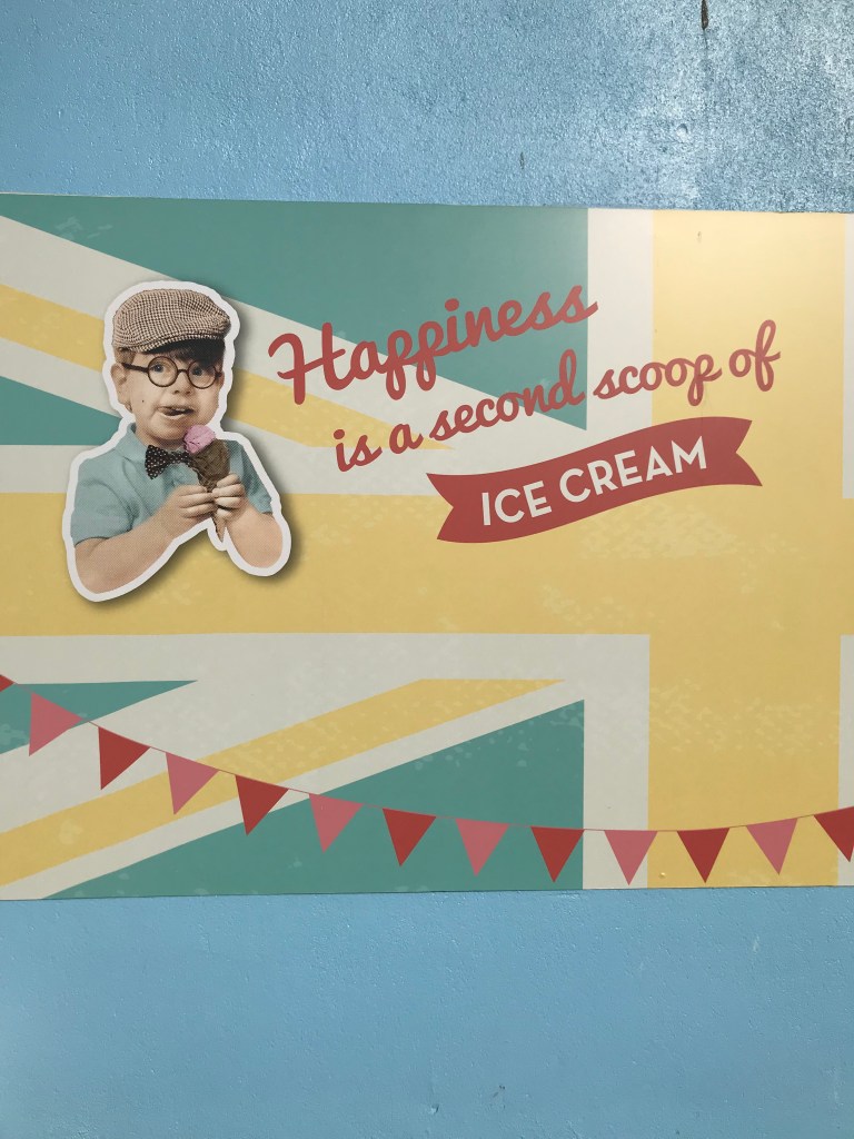 Butlins ice cream sign